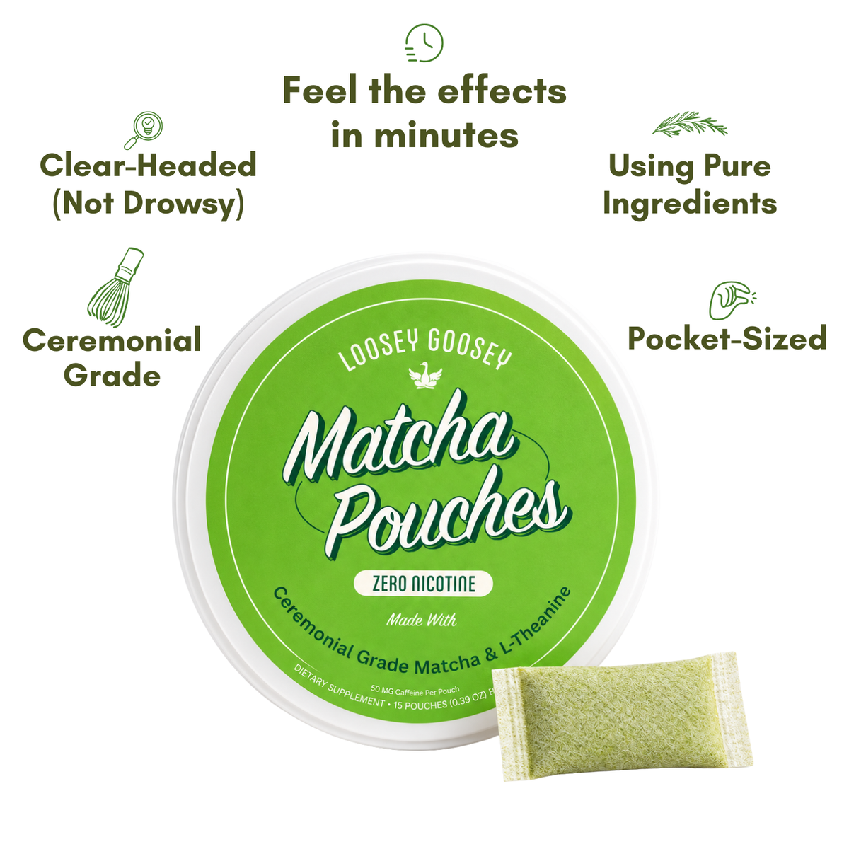 Loosey Goosey Nic-Free Wellness Pouches-3PCS